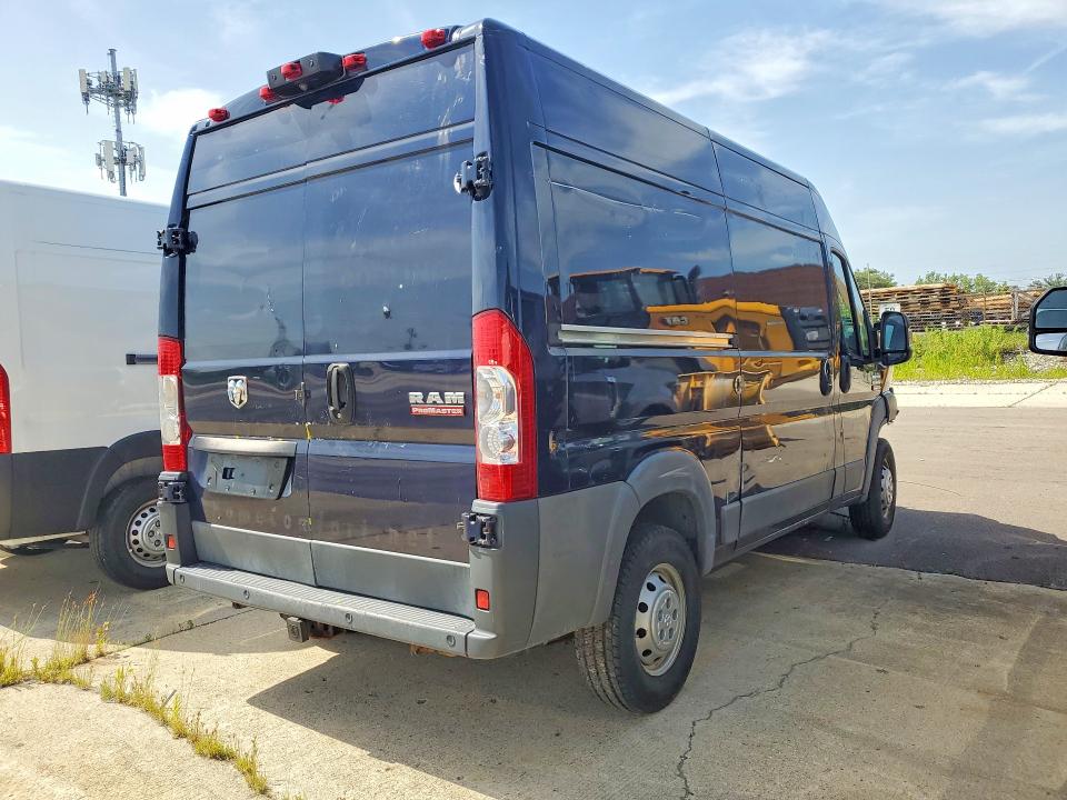 58109046 :رقم المزاد ، 3C6TRVCG4HE521466 vin ، 2017 Ram Promaster 2500 مزاد بيع