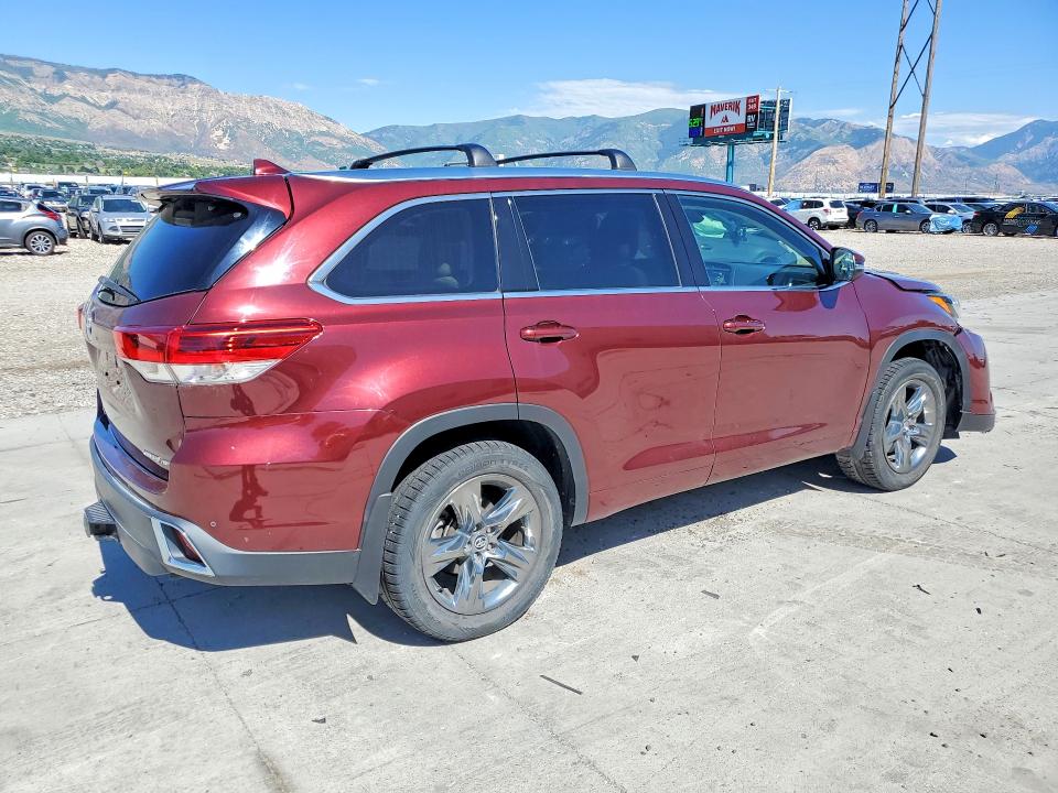 2017 Toyota Highlander მანქანა იყიდება აუქციონზე, vin: 5TDDZRFHXHS394981, აუქციონის ნომერი: 55565256