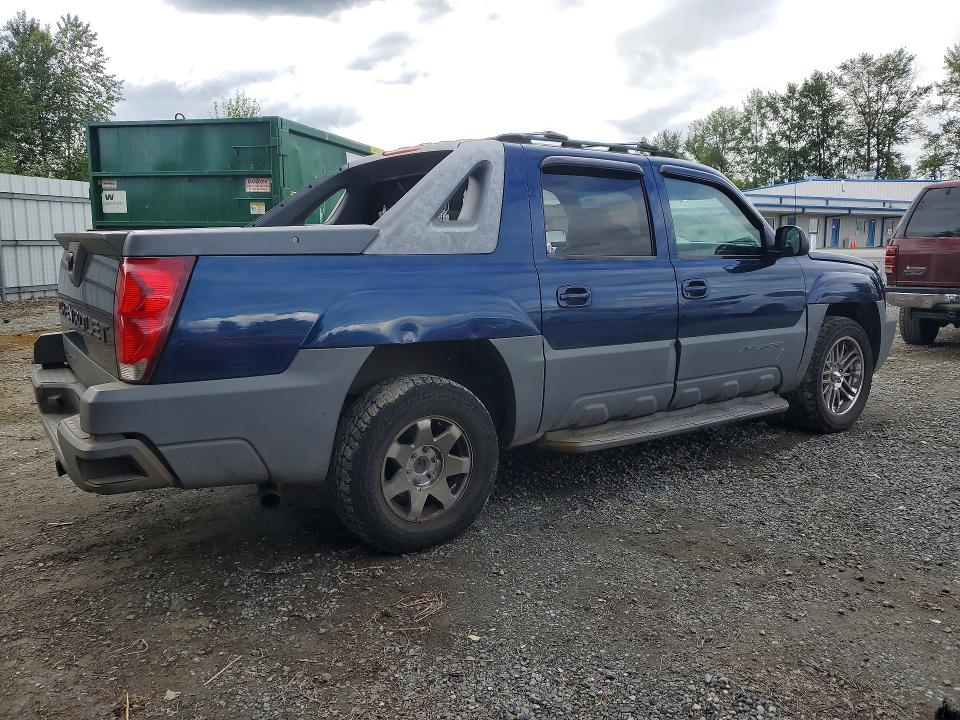 56324116 :رقم المزاد ، 3GNEC13T12G292434 vin ، 2002 Chevrolet Avalanche مزاد بيع