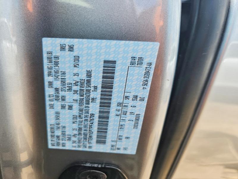 Aukcja sprzedaży 2023 Ford F150, vin: 1FTEW1EP7PFA76709, numer aukcji: 57311376