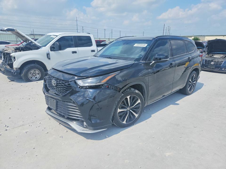 58058536 :رقم المزاد ، 5TDLZRAH3MS050521 vin ، 2021 Toyota Highlander مزاد بيع