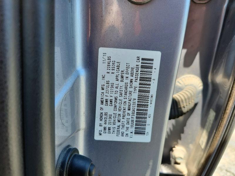 56989346 :رقم المزاد ، 19UUB1F56GA003978 vin ، 2016 Acura Tlx مزاد بيع