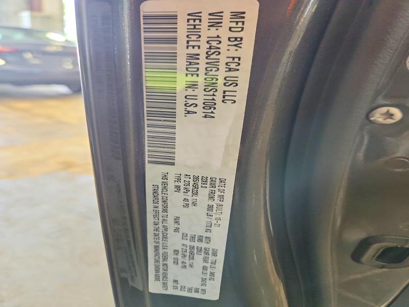 2022 Jeep Grand Wagoneer მანქანა იყიდება აუქციონზე, vin: 1C4SJVGJ6NS110614, აუქციონის ნომერი: 58637306