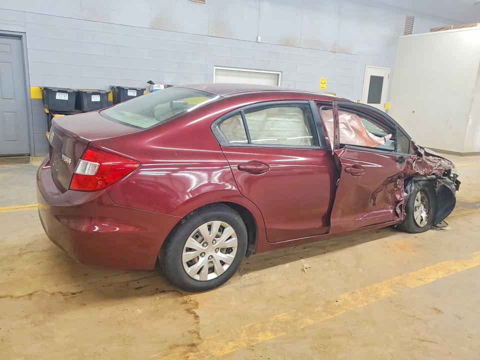 2012 Honda Civic მანქანა იყიდება აუქციონზე, vin: 2HGFB2F54CH501297, აუქციონის ნომერი: 57009576