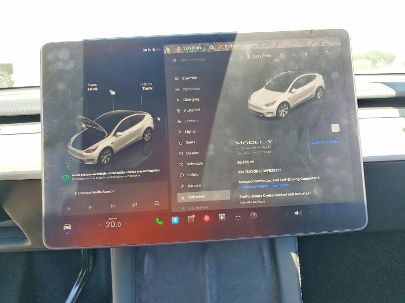 Продаж на аукціоні авто 2023 Tesla Model Y, vin: 7SAYGDEE8PF825177, номер лоту: 57243256