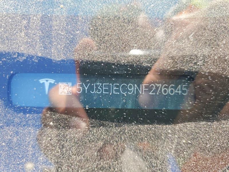 Aukcja sprzedaży 2022 Tesla Model 3, vin: 5YJ3E1EC9NF276645, numer aukcji: 56739646
