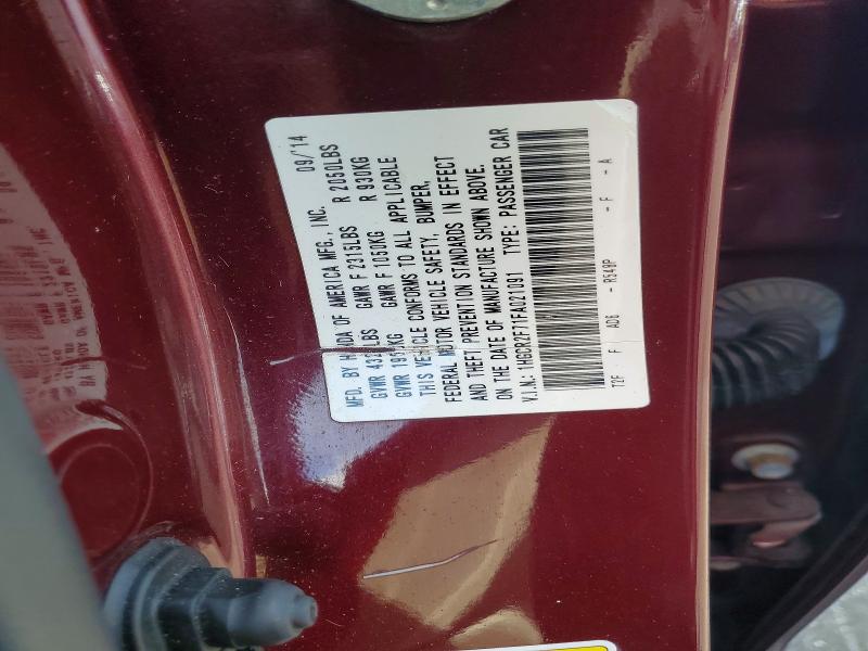 Aukcja sprzedaży 2015 Honda Accord, vin: 1HGCR2F71FA021091, numer aukcji: 56236576
