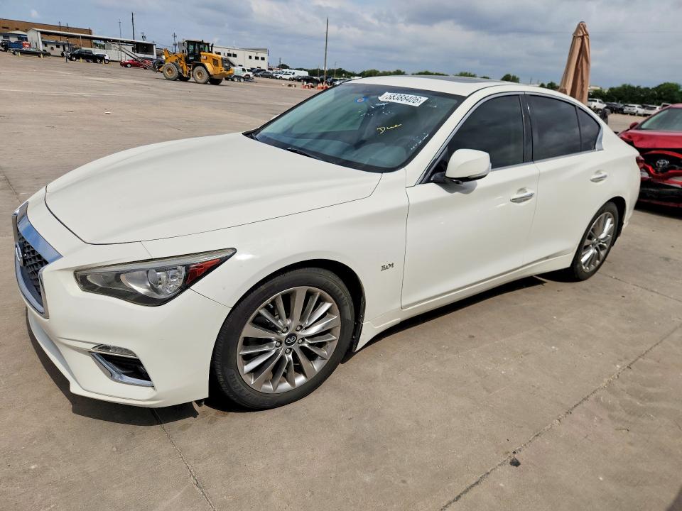 58388406 :رقم المزاد ، JN1EV7AP7JM350590 vin ، 2018 Infiniti Q50 مزاد بيع