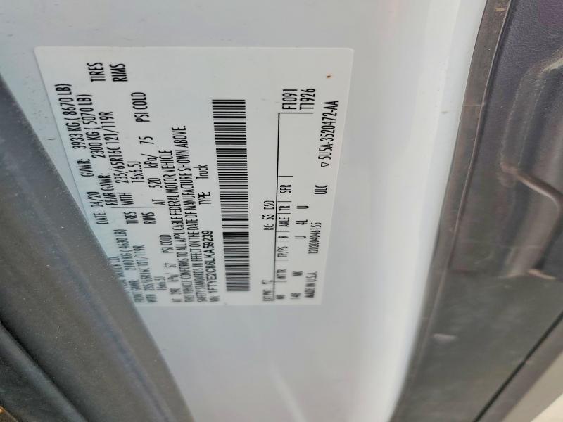 Aukcja sprzedaży 2020 Ford Transit, vin: 1FTYE2C86LKA59239, numer aukcji: 56167656
