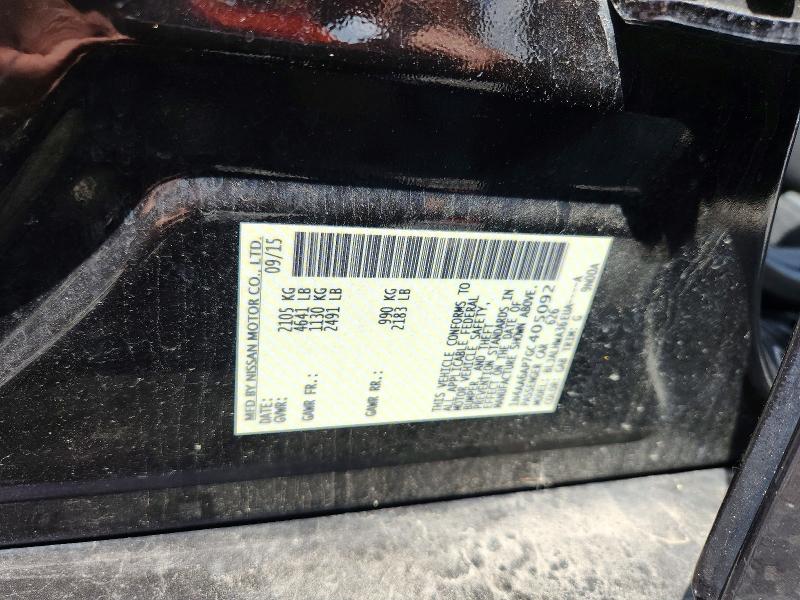 Продаж на аукціоні авто 2016 Nissan Maxima, vin: 1N4AA6AP7GC405092, номер лоту: 58813996