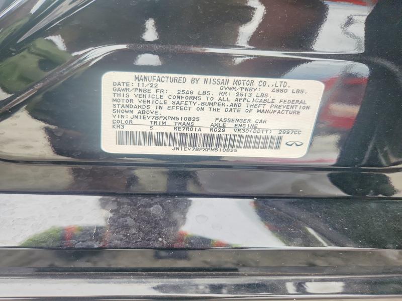 Продажа на аукционе авто 2023 Infiniti Q50, vin: JN1EV7BPXPM510825, номер лота: 57731456