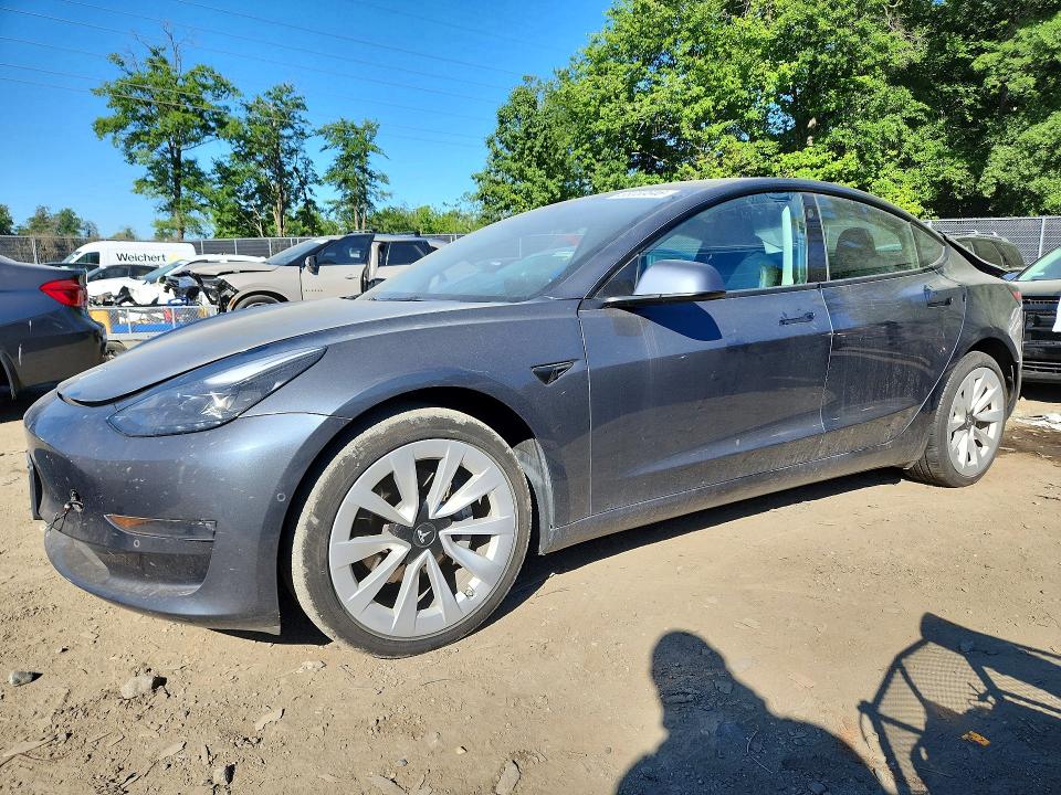 Aukcja sprzedaży 2022 Tesla Model 3, vin: 5YJ3E1EB0NF124065, numer aukcji: 56069646
