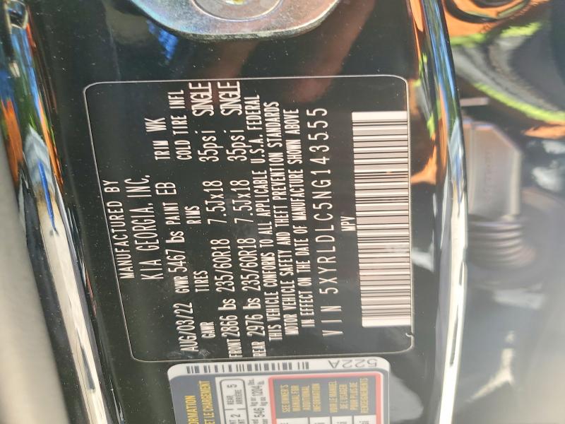 Продаж на аукціоні авто 2022 Kia Sorento, vin: 5XYRLDLC5NG143555, номер лоту: 59310446