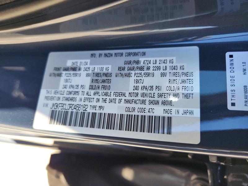 58433556 :رقم المزاد ، JM3KFBCL0R0468162 vin ، 2024 Mazda Cx-5 مزاد بيع