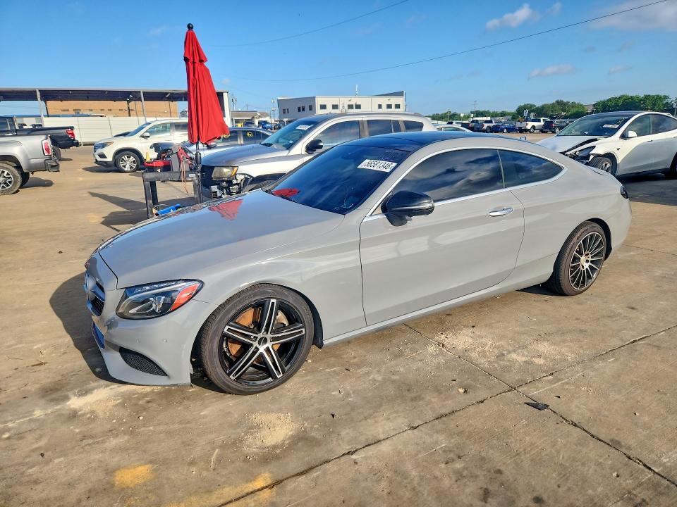 56581346 :رقم المزاد ، WDDWJ4JB3HF512249 vin ، 2017 Mercedes-benz C مزاد بيع