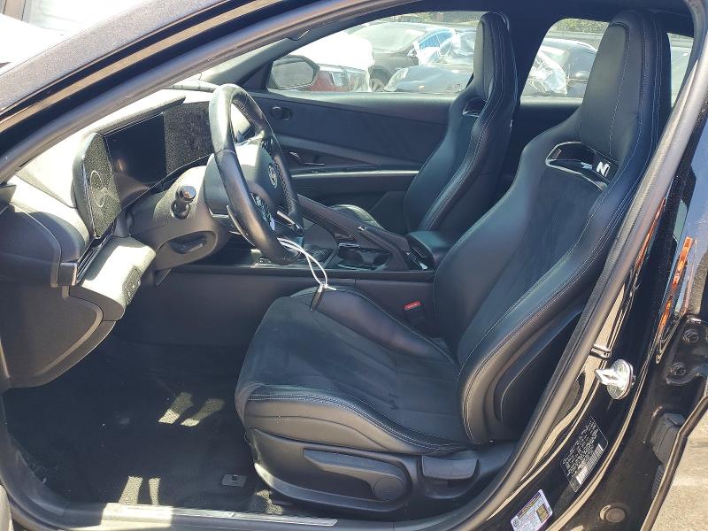 52581146 :رقم المزاد ، KMHLW4AK9NU007365 vin ، 2022 Hyundai Elantra N مزاد بيع
