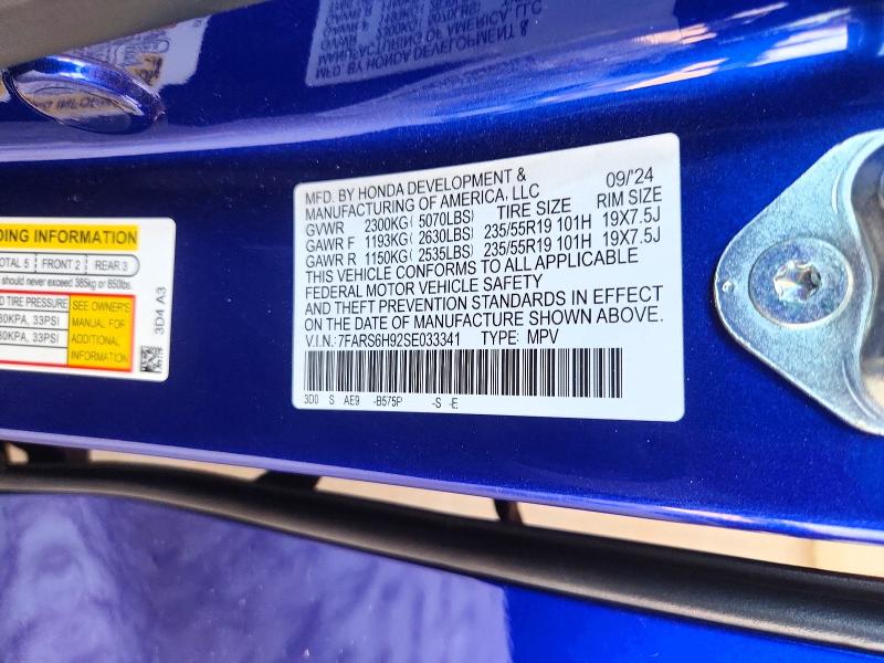 Продажа на аукционе авто 2025 Honda Cr-v, vin: 7FARS6H92SE033341, номер лота: 55745456