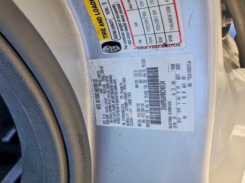 Продажа на аукционе авто 2011 Ford Fusion, vin: 3FAHP0JA9BR240534, номер лота: 55749466