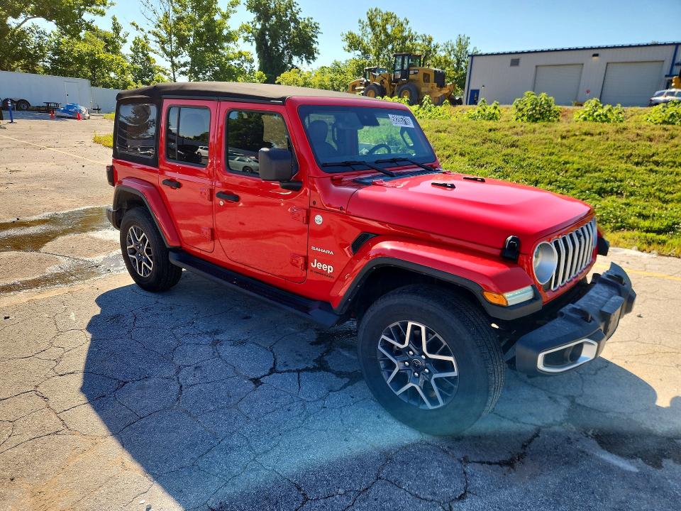 58205716 :رقم المزاد ، 1C4PJXEN0RW132730 vin ، 2024 Jeep Wrangler مزاد بيع