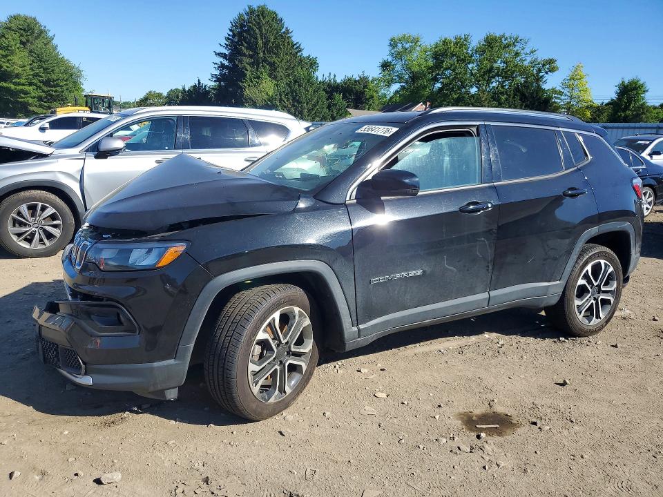 Aukcja sprzedaży 2022 Jeep Compass, vin: 3C4NJDCB1NT227361, numer aukcji: 55641776