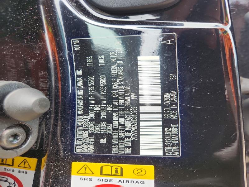 Продажа на аукционе авто 2017 Lexus Rx 350, vin: 2T2ZZMCA3HC040269, номер лота: 55812646
