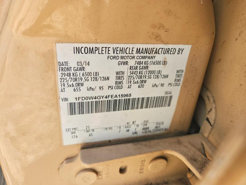 Продажа на аукционе авто 2015 Ford F450, vin: 1FD0W4GY4FEA15965, номер лота: 57541926