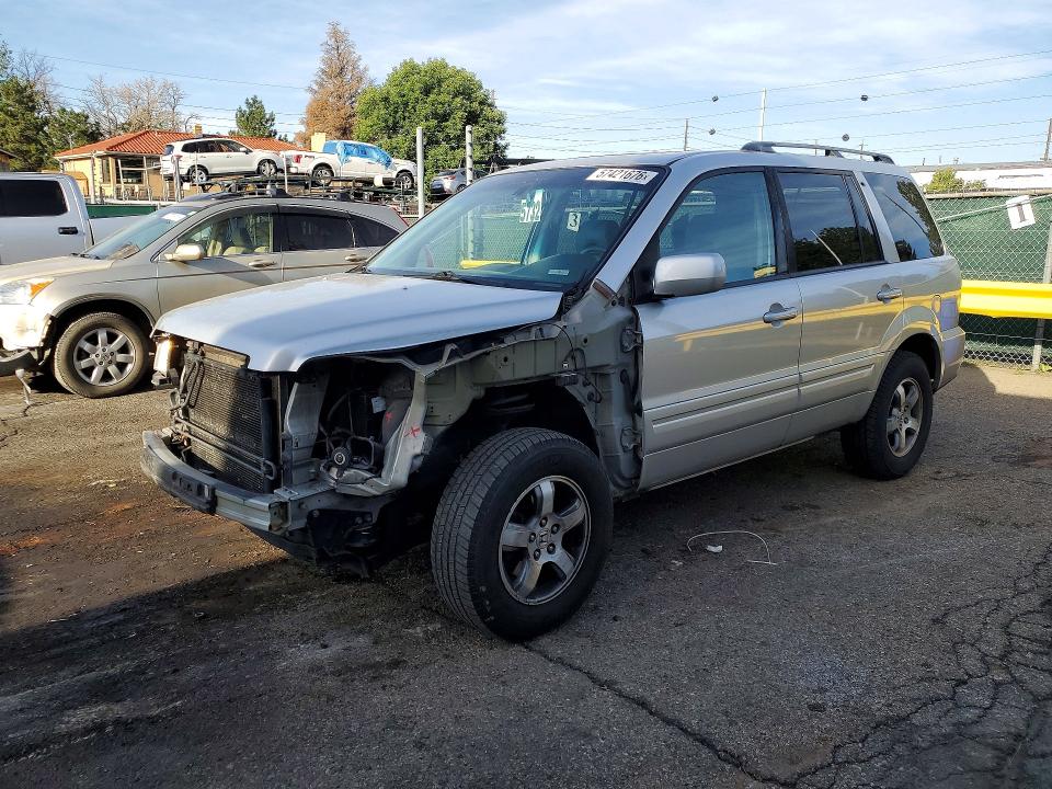 Продажа на аукционе авто 2006 Honda Pilot, vin: 2HKYF18576H500689, номер лота: 57421676