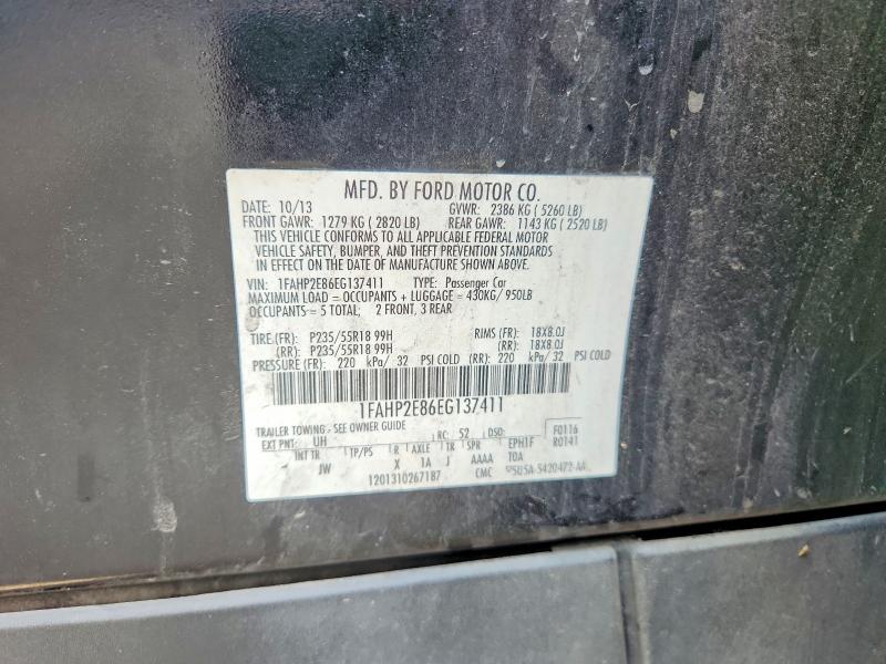 Aukcja sprzedaży 2014 Ford Taurus, vin: 1FAHP2E86EG137411, numer aukcji: 59187146