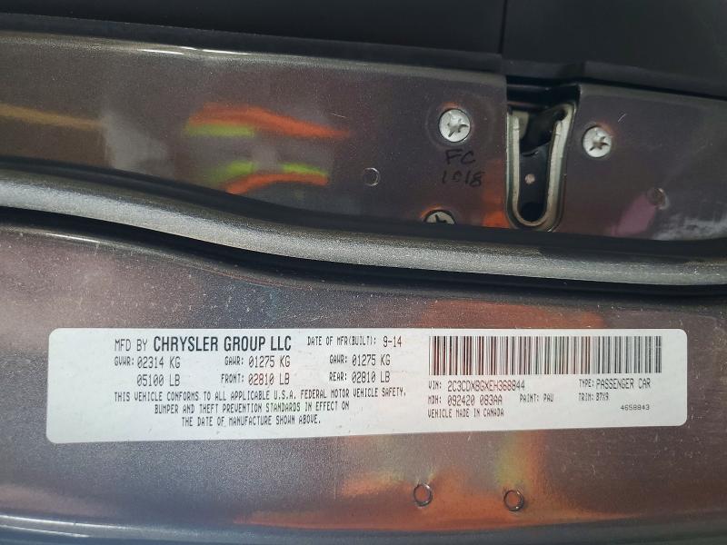 Продажа на аукционе авто 2014 Dodge Charger, vin: 2C3CDXBGXEH368844, номер лота: 56192746