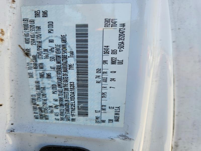Aukcja sprzedaży 2013 Ford Ecoline, vin: 1FTNE2ELXDDA18283, numer aukcji: 55900916