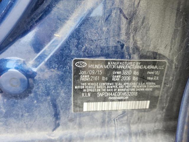 Продаж на аукціоні авто 2015 Hyundai Elantra, vin: 5NPDH4AE0FH632018, номер лоту: 56946506