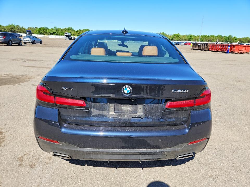 2022 Bmw 540 მანქანა იყიდება აუქციონზე, vin: WBA73BJ03NWX39641, აუქციონის ნომერი: 57274666