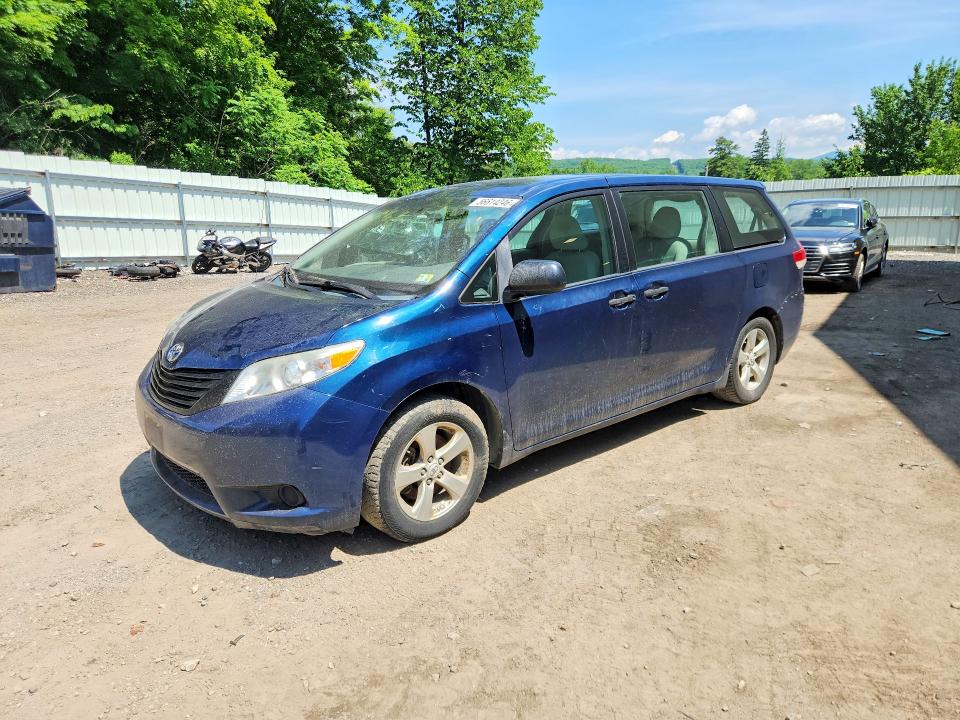2011 Toyota Sienna მანქანა იყიდება აუქციონზე, vin: 5TDZK3DC0BS131128, აუქციონის ნომერი: 56614246