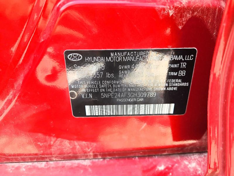 Aukcja sprzedaży 2016 Hyundai Sonata, vin: 5NPE24AF3GH309789, numer aukcji: 85460985