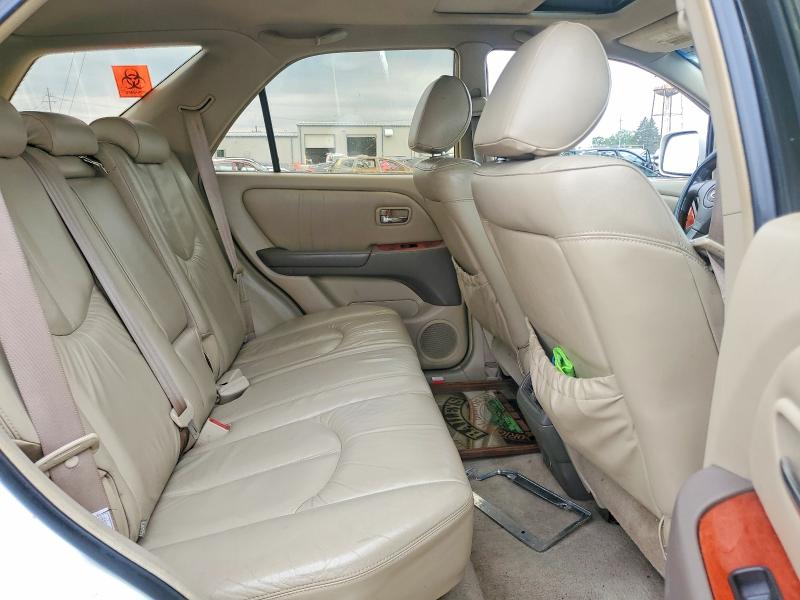 2001 Lexus Rx მანქანა იყიდება აუქციონზე, vin: JTJHF10U910227101, აუქციონის ნომერი: 56337426