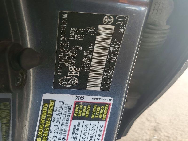 2014 Toyota Corolla მანქანა იყიდება აუქციონზე, vin: 2T1BPRHE3EC031443, აუქციონის ნომერი: 57193066