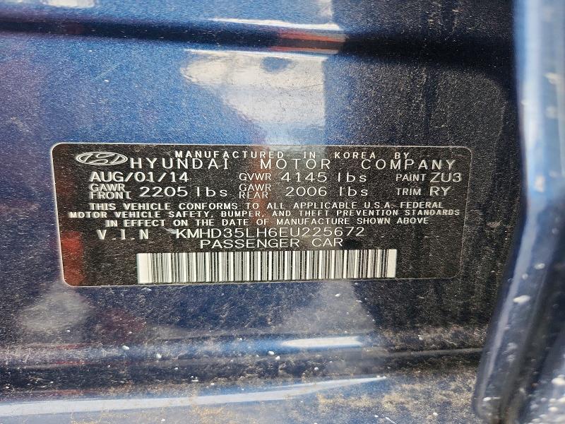 Aukcja sprzedaży 2014 Hyundai Elantra Gt, vin: KMHD35LH6EU225672, numer aukcji: 58949496