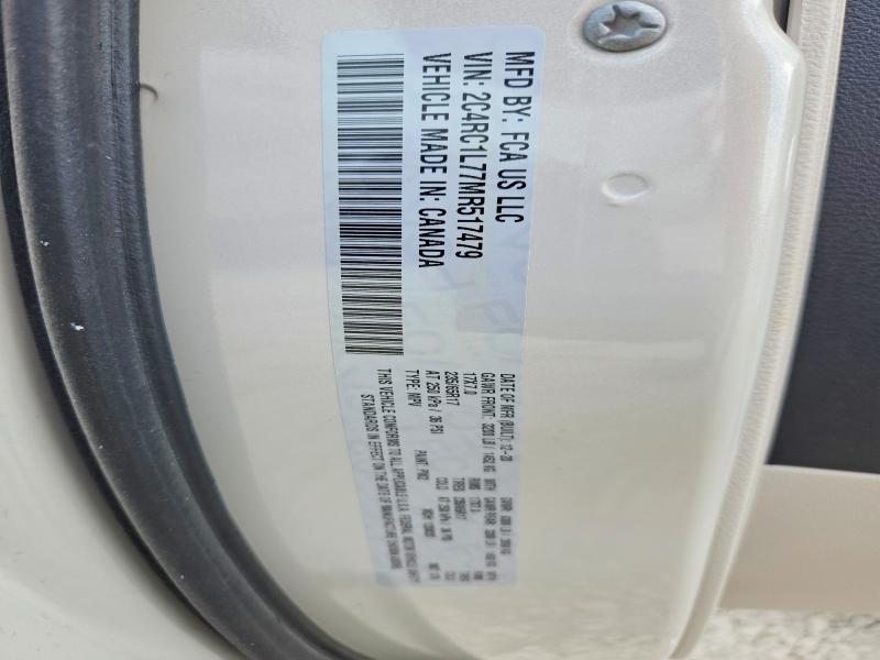 Продаж на аукціоні авто 2021 Chrysler Pacifica, vin: 2C4RC1L77MR517479, номер лоту: 55980196