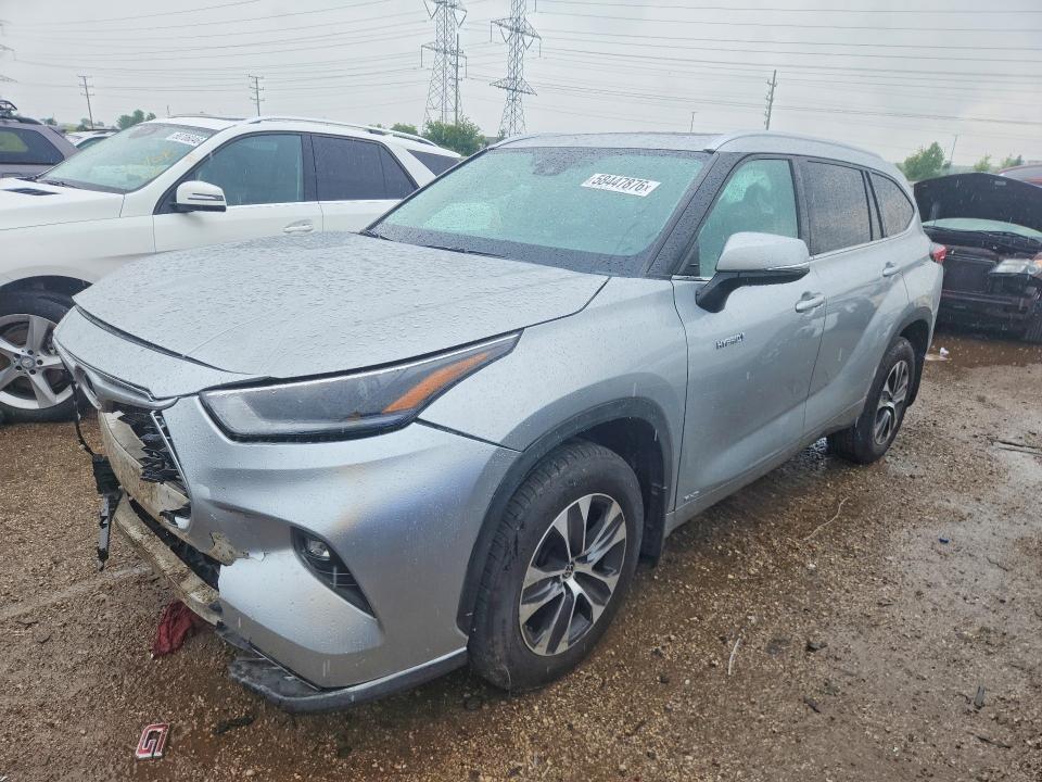 2021 Toyota Highlander მანქანა იყიდება აუქციონზე, vin: 5TDGBRCH1MS534044, აუქციონის ნომერი: 58447876