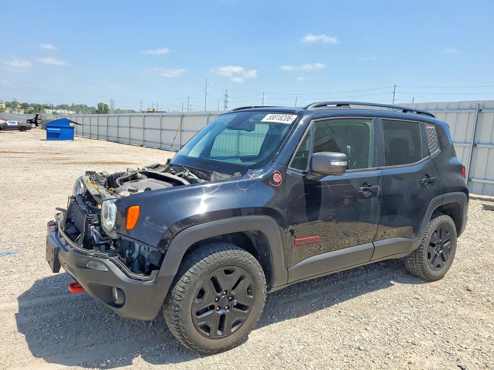 58818206 :رقم المزاد ، ZACCJBCB4JPJ01053 vin ، 2018 Jeep Renegade مزاد بيع
