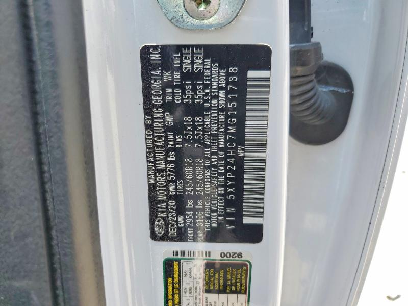 Продаж на аукціоні авто 2021 Kia Telluride, vin: 5XYP24HC7MG151738, номер лоту: 55862446