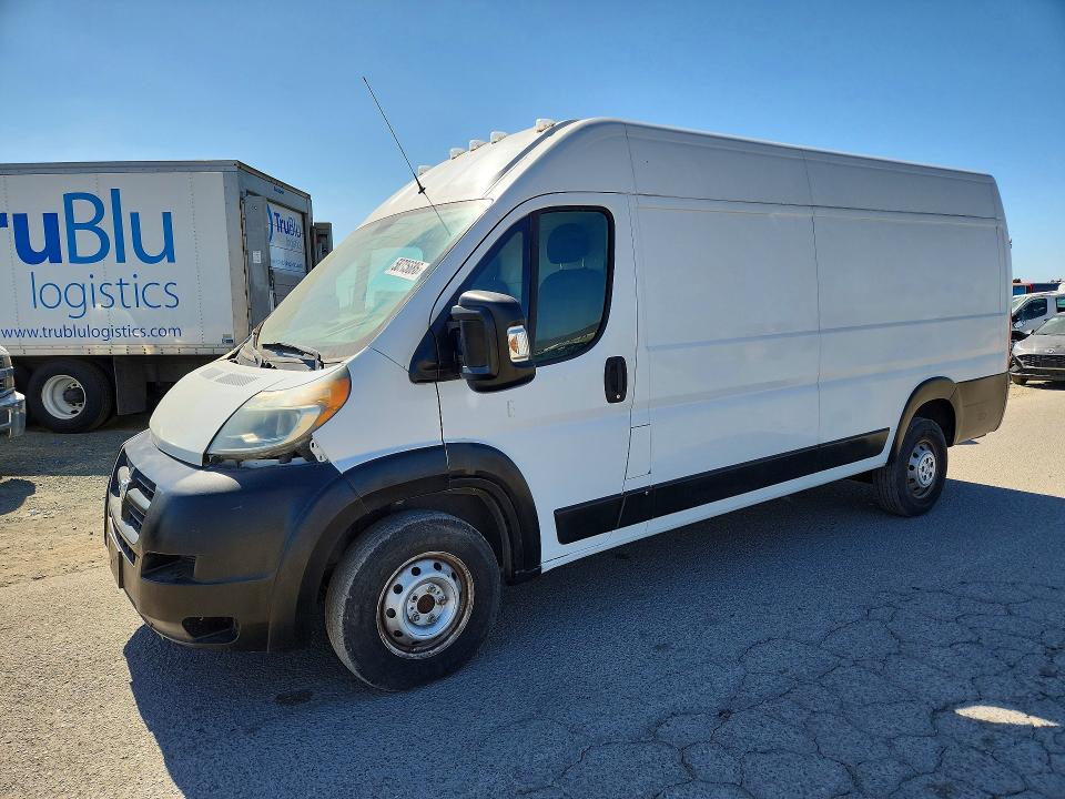 2016 Ram Promaster 3500 მანქანა იყიდება აუქციონზე, vin: 3C6URVJG0GE112211, აუქციონის ნომერი: 58785686