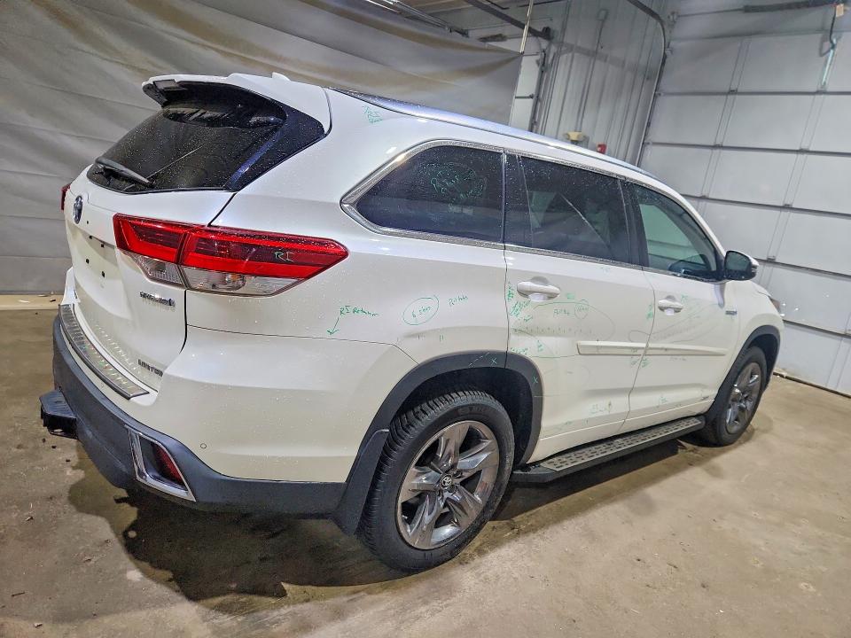 2018 Toyota Highlander Hybrid მანქანა იყიდება აუქციონზე, vin: 5TDDGRFH0JS050555, აუქციონის ნომერი: 54759706