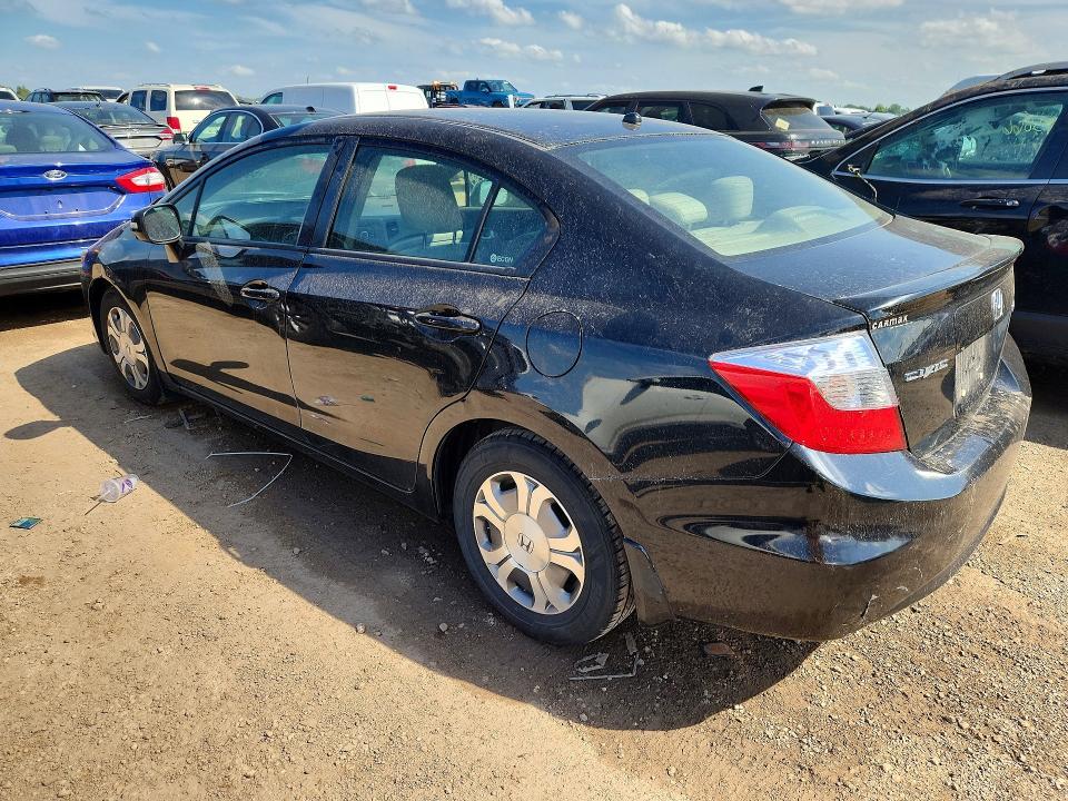 Aukcja sprzedaży 2012 Honda Civic, vin: JHMFB4F26CS009071, numer aukcji: 59072306
