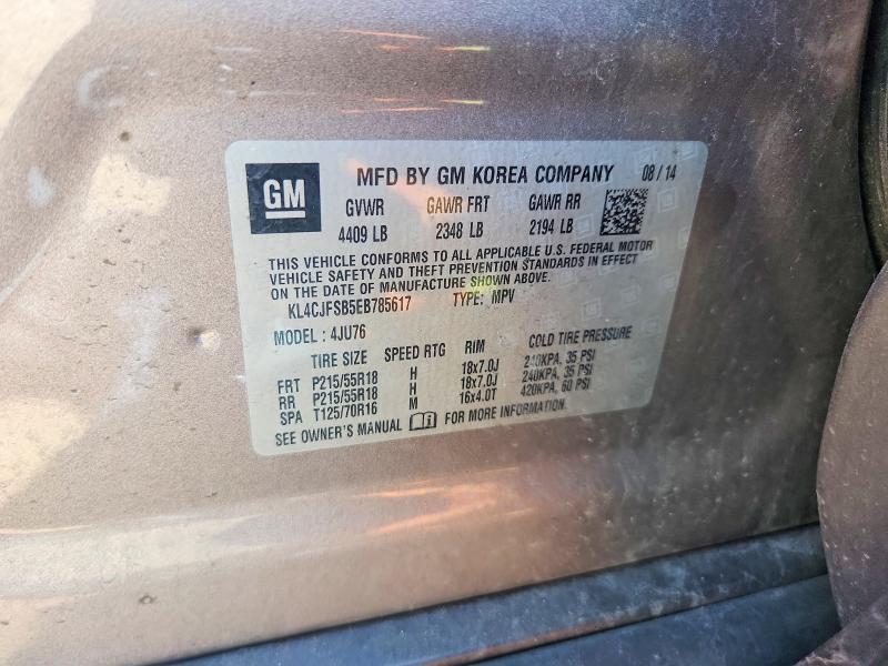 Продаж на аукціоні авто 2014 Buick Encore, vin: KL4CJFSB5EB785617, номер лоту: 56079856