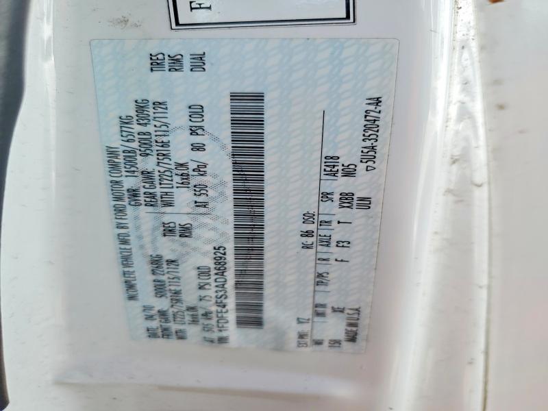 Aukcja sprzedaży 2010 Ford Econoline, vin: 1FDFE4FS3ADA68925, numer aukcji: 57375016
