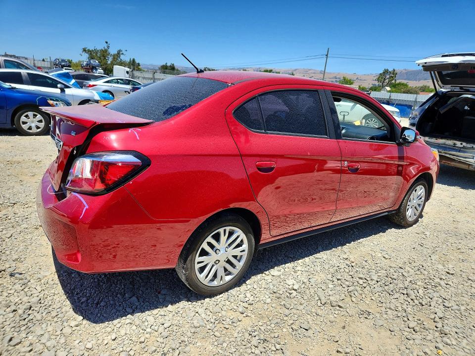 2024 Mitsubishi Mirage მანქანა იყიდება აუქციონზე, vin: ML32FVFJ2RHF17955, აუქციონის ნომერი: 56616986