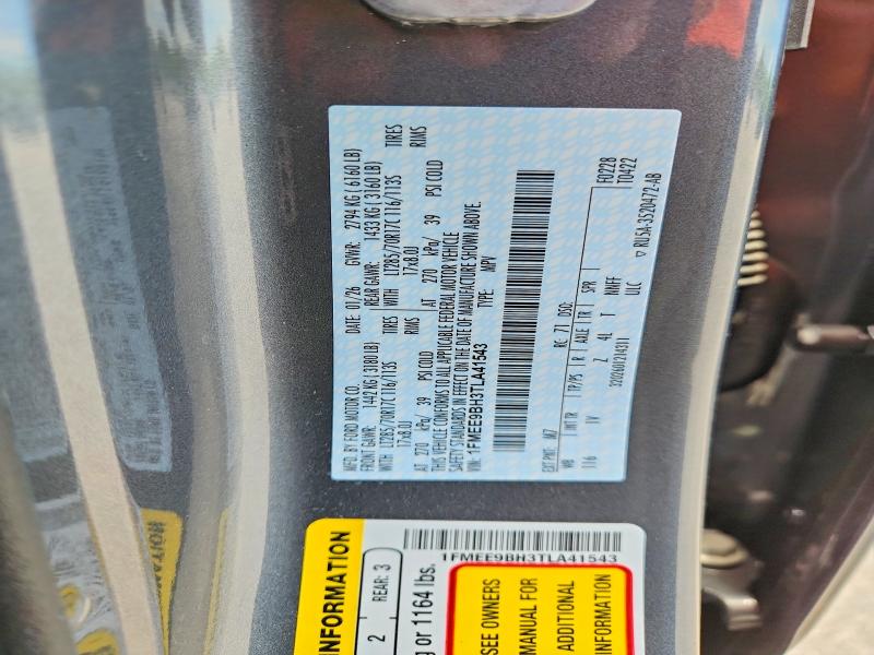 58104256 :رقم المزاد ، 1FMEE9BH3TLA41543 vin ، 2026 Ford Bronco مزاد بيع