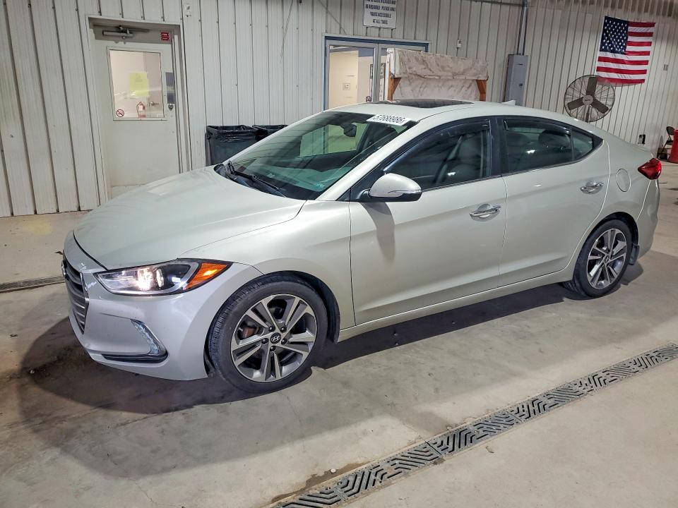 Продажа на аукционе авто 2017 Hyundai Elantra, vin: 5NPD84LF5HH105715, номер лота: 57688986