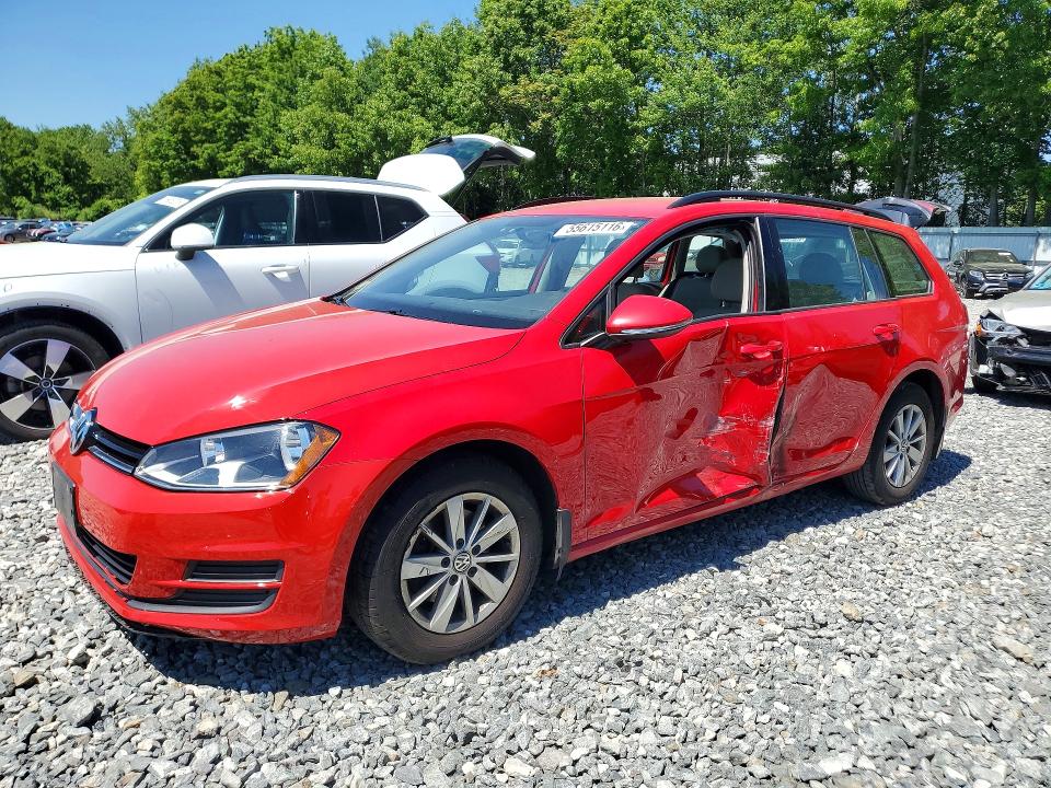 55615116 :رقم المزاد ، 3VWC17AU2HM504558 vin ، 2017 Volkswagen Golf Sportwagen مزاد بيع